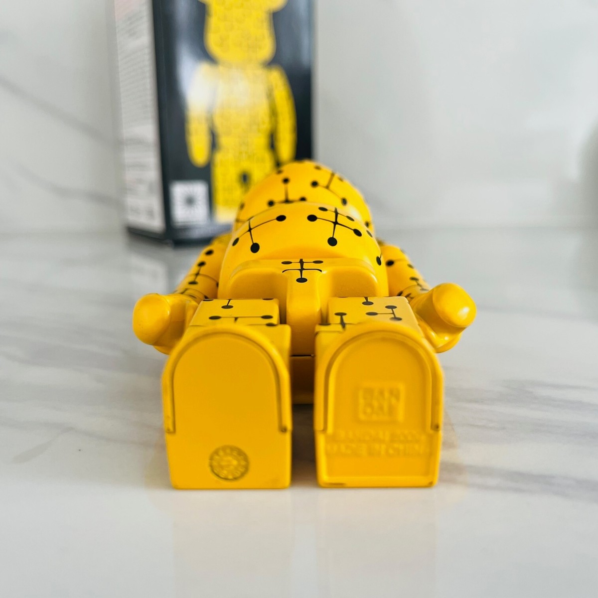 MEDICOM TOY - 超合金 BE@RBRICK 1ST CAMO YELLOW medicom BE@RBRICK SERIES 50