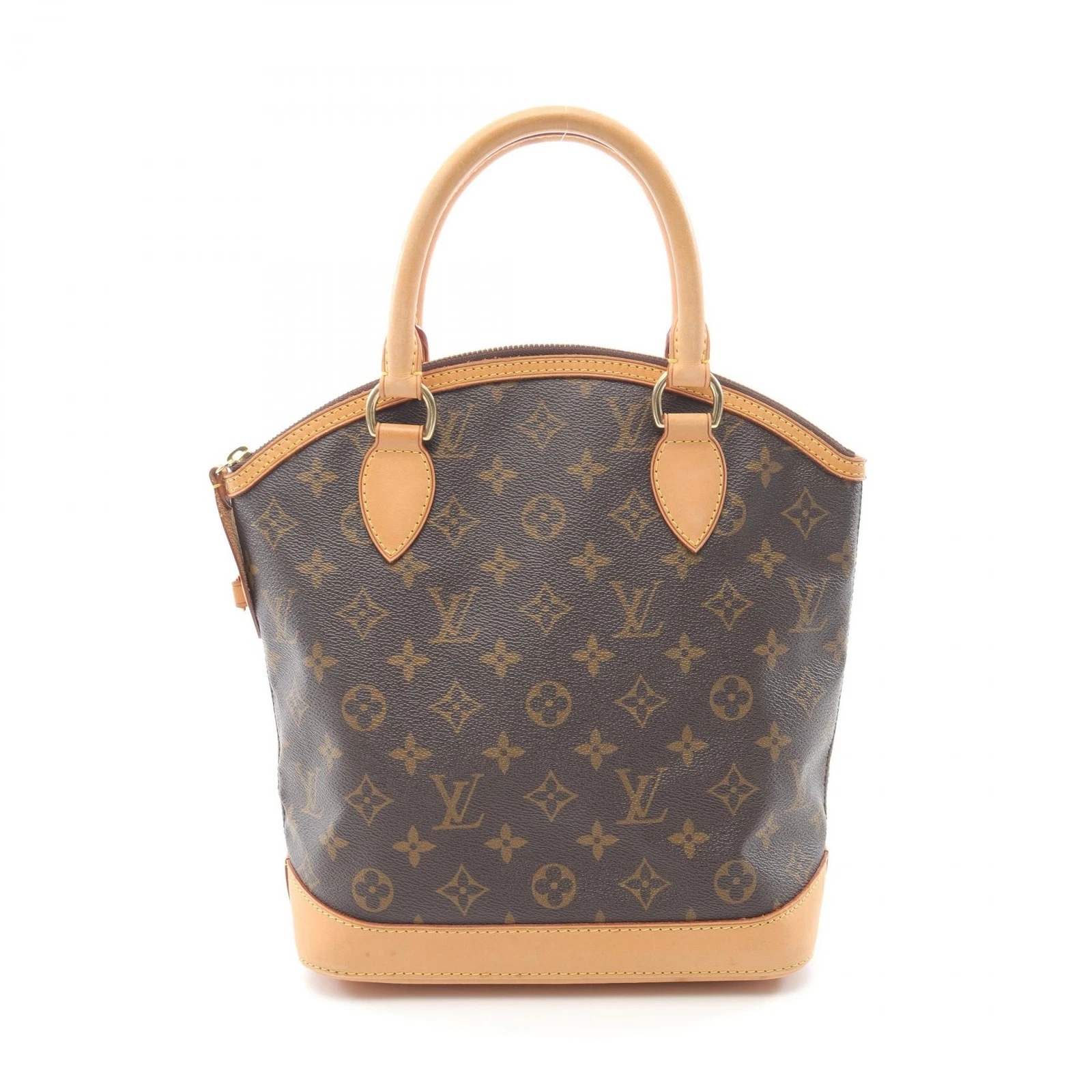 LOUIS VUITTON（LV） Borsa a mano Louis Vuitton Lockit M40102 Monogram pelle marrone usata