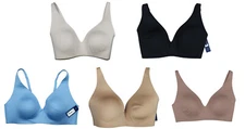 Gap Body Everyday Essentials Microfiber Wire-Free Padded Tagless Women's Bra NWT