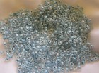 3mm Glass Seed Beads CLEAR with PALE BLUE Centres x 500gr BULK 1/2kg deezbeadz