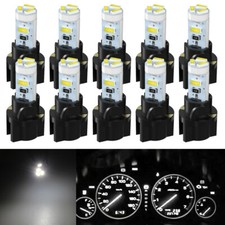 10x T5 74 2721 37 Led Instrument Gauge Cluster Dash Light Bulbs W Twist Socket 10x T5 74 2721 37 Led Instrument Gauge Cluster Dash Light Bulbs W Twist Socket