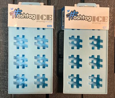 Eiswürfelform Silikon Maschine Hashtag Tablett Form Pack Einfache Freigabe Cocktail Eis