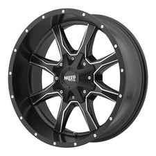 Moto Metal 18x10 Mo970 Wheel Blk Milled 6x5.5/139.7/135 -24mm for Ford/Ram F-150