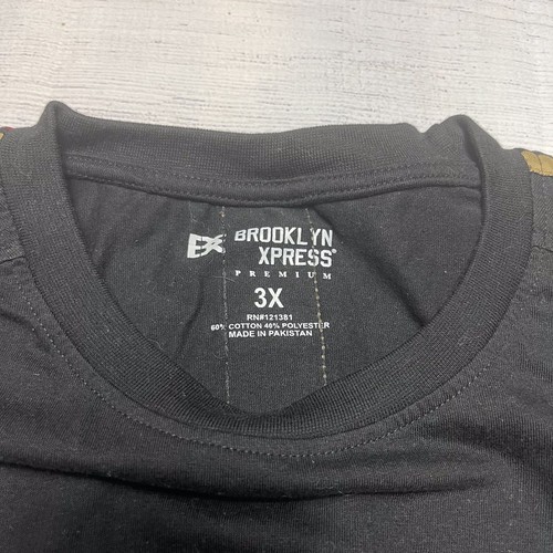 Brooklyn Xpress Ricky Singh Men's Black Streetwear Rapper Ridah T-shirt 3XL NWT - Picture 4 of 8