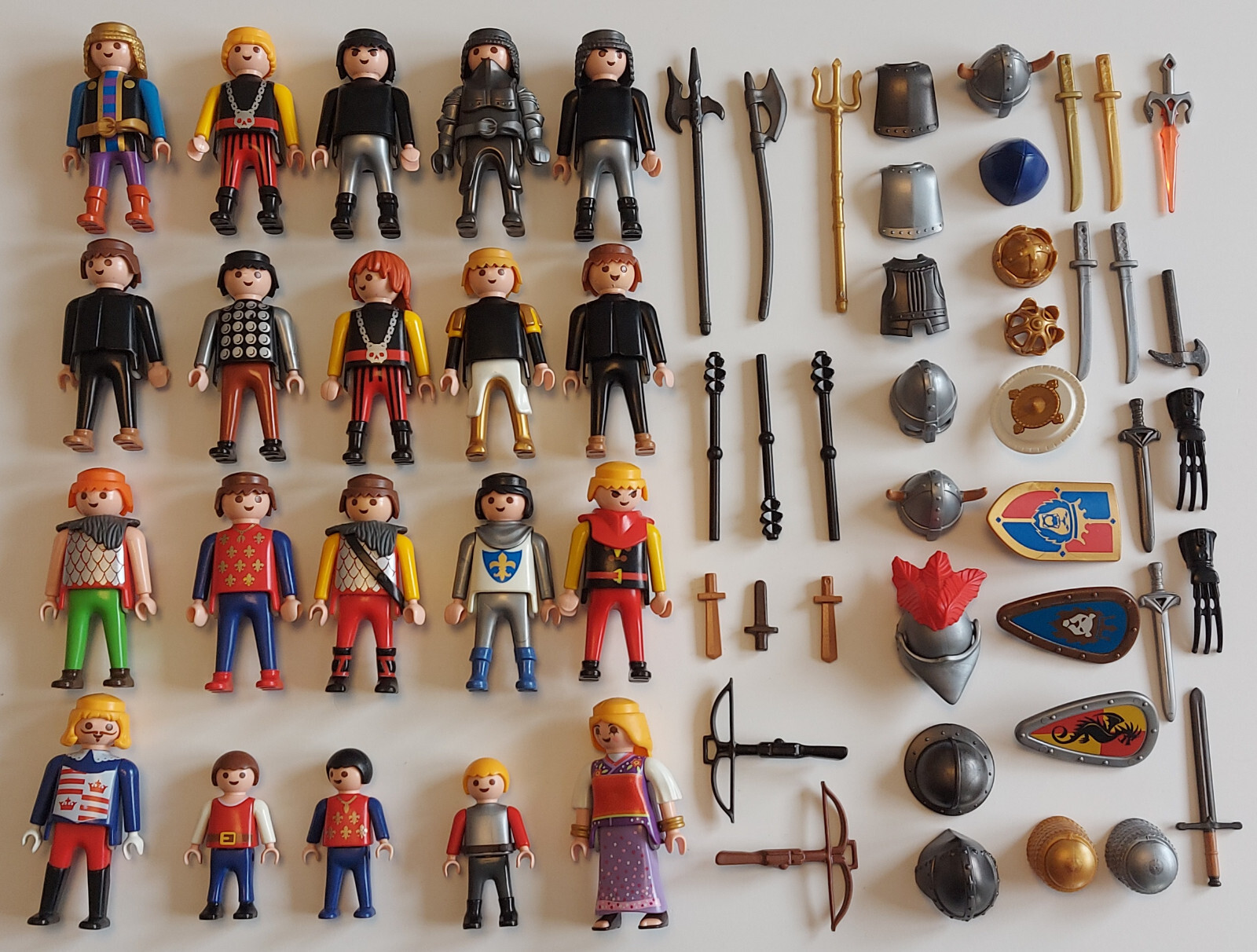 Playmobil Ritter Figuren mit zubehör Konvolut 20 stück Große Sammlung