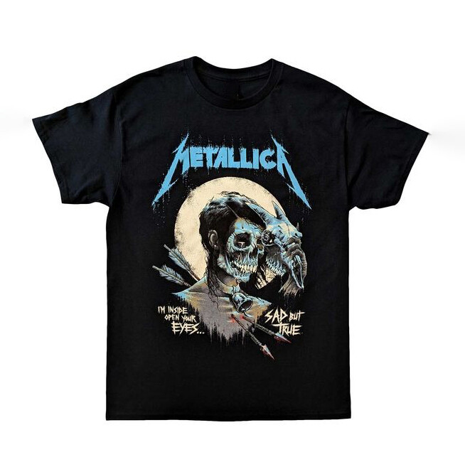 Metallica 'Sad But True' Skull Graphic T-Shirt