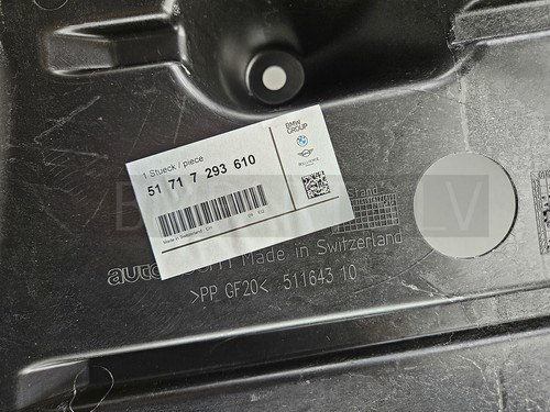 NEW GENUINE BMW 3 SER F30 & LCI 4 SER F32 & LCI UNDERFLOOR COVER REAR 7293610 - Picture 11 of 11