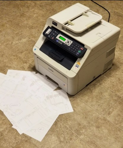 Brother MFC-9320CW All-In-One Laser Printer FULLY FUNCTIONAL!!! SEE PICTURES!!! - Picture 2 of 12
