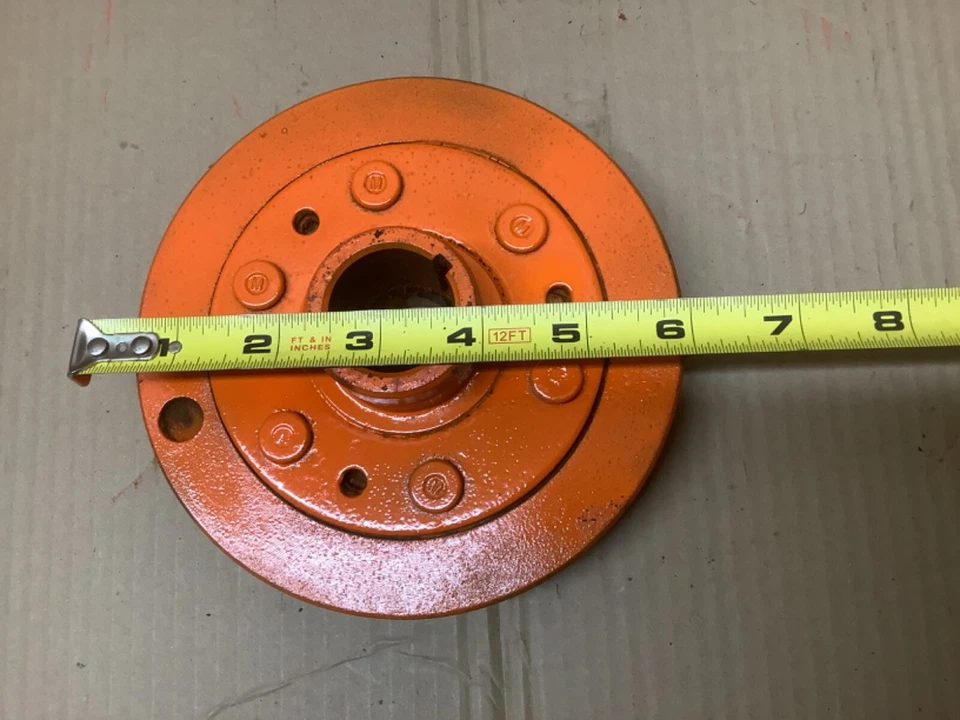 Amortiguador equilibrador armónico manivela 3760584 1957-1961 Chevy Corvette usado 6" Foto 4 de 4