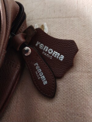 vintage Renoma Paris leather bag brown | eBay