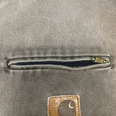 VINTAGE Carhartt Jacket Mens XXL Brown Detroit Blanket Lined