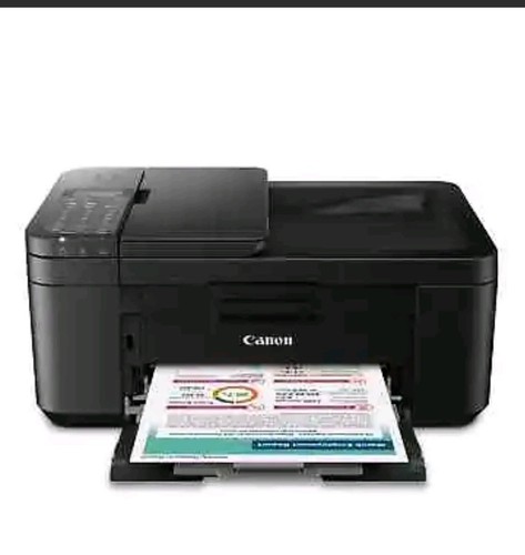 Impresora inalámbrica de inyección de tinta todo en uno Canon PIXMA TR4722 con fax impreso móvil ADF - Imagen 1 de 8