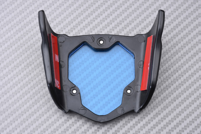 Cache phare bleu anti-gravillons pour moto YAMAHA YZF R15M V4 en acrylique