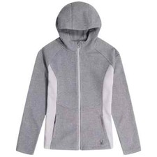 NWT SPYDER Women's Fleece Interior Hooded Full Zip Jacket w/pockets Size L