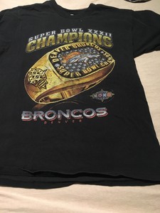 black broncos shirt