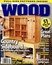 Better Home and Gardens Wood Magazine November 2013 Country Sideboard