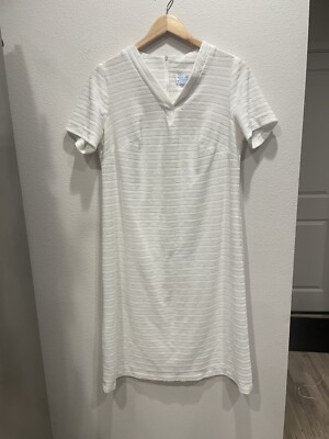 VTG Lorac Original Union USA Made SZ L (mzrmnts) Terry Cloth Resort  Shift Dress