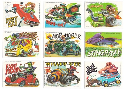1980 Weird Wheels Trading Cards / You Choose #s 1-55 / bx103 | eBay