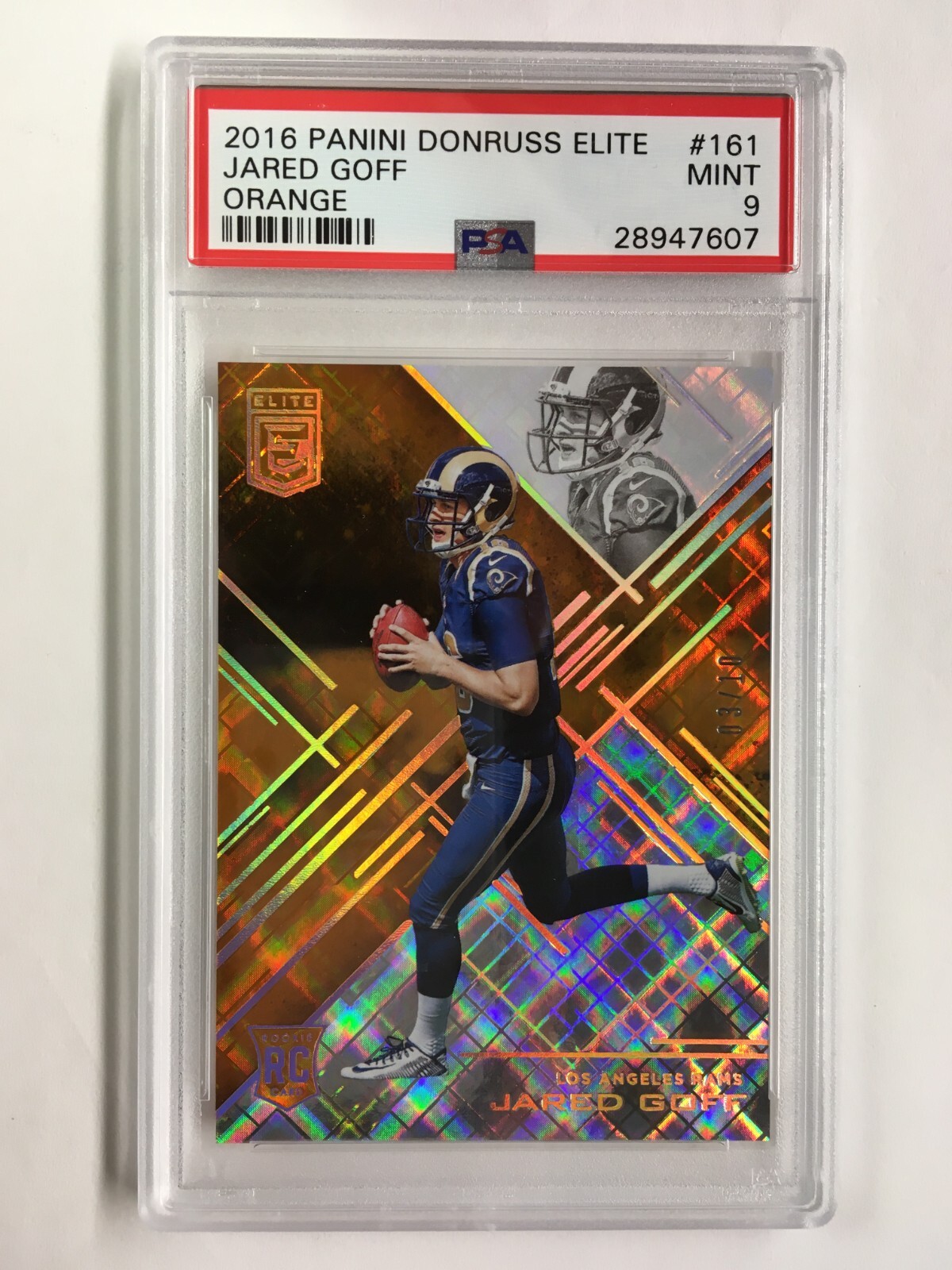 Jared Goff Panini Donruss Elite #161 Orange