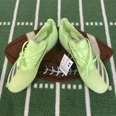 Adidas X GHOSTED.1 FG J Soccer Cleats x Neon Green/Purple