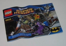 6858 LEGO Batman Catwoman Catcycle Chase 100% Complete box Instructions EX COND