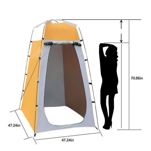 Pop-Up Privacy Tent Portable Outdoor Camping Shower Toilet Changing Room Hiking - Picture 10 of 16