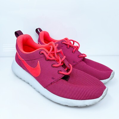 Nike Womens Roshe One 511882-662 Pink Running Shoes Sneakers Size