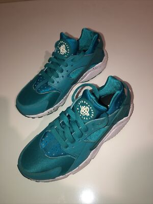Nike ID Air Huarache Run Turquoise Size boys