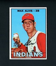 Max Alvis 1967 Topps - Cleveland Indians #520 NM