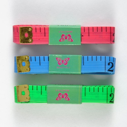 3x Messlineal Nähtuch Schneiderband Maß 60 Zoll 1,5 M zufällige Farbe - Bild 10 von 12