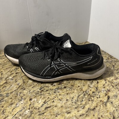 Asics Womens Gel Cumulus size 8.5 FF blast running shoe black sneaker see pics