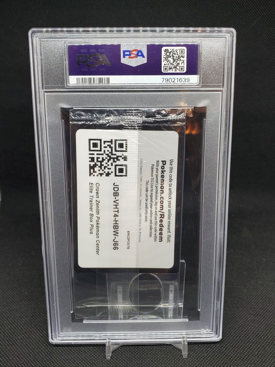 2023 Lucario Vstar SWSH291 Crown Zenith Pokemon Center ETB PSA 9