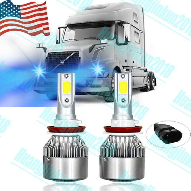 Ice Blue LED H11 Low Beam Headlight Bulb For 0415 Volvo VNL VNM 630 670 730 780 eBay