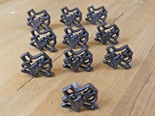 10 Knobs Drawer Pulls Kitchen Cabinet Handles Texas Rustic Cast Iron Bathroom
