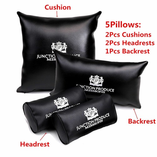 5pcs JP JUNCTION PRODUCE VIP JDM Car Seat Pillow Back Rest Headrest Cushion Pad - Picture 6 of 10
