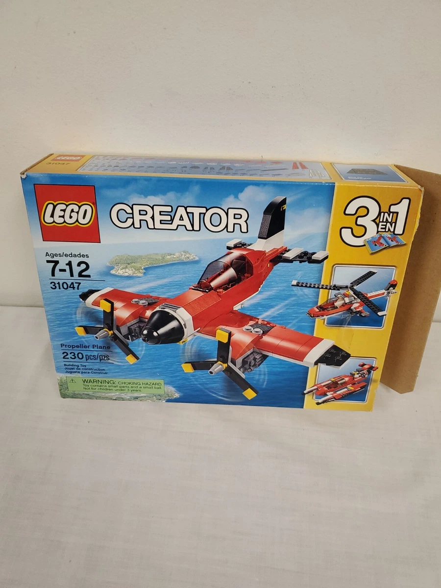 Lego Creator 31047 Propeller Plane 3 in 1 w Box and Instructions