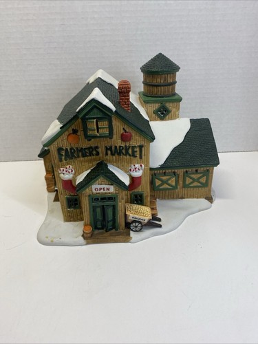 Lemax 1998 Farmers Market Harvest Crossing  Retired Collectible House - Picture 1 of 14