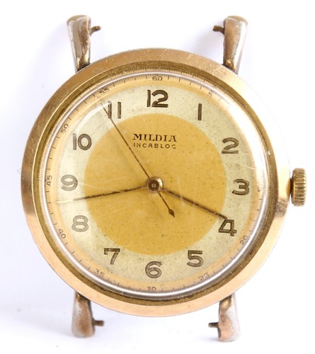 Montre Bracelet Homme Mildia - Mécanique Vintage - Ne Tourne Pas - Pièce Déco