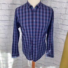 Calvin Klein bodyfit button down dress shirt sz lg