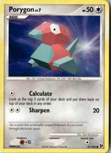 2008 DIAMOND & PEARL GREAT ENCOUNTERS PORYGON 81/106