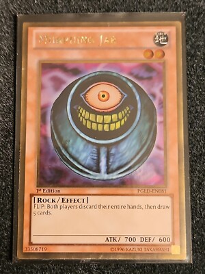 Yugioh!!! PGLD-EN081 Morphing Jar Gold Rare 1st Edition VLP