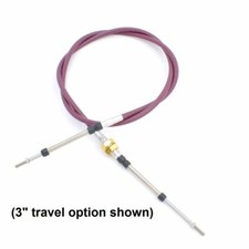 4 Series Push-Pull Cable, Bulkhead / Clamp Hubs, M6 x 1.0 Rods, (Build to order)