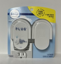 2-Febreze Alternating Scented Oil Electrical Warmer W/Low Level Indicator Light