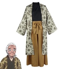 Demon Slayer Cosplay Costumes Haganetsuka Hotaru Kimono Halloween Outfits Set