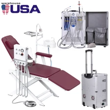 Unidad de entrega dental portatil compresor de aire succion/silla turbina 4 Hole