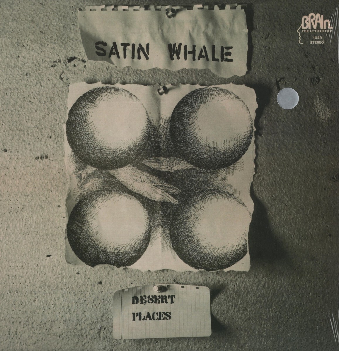 ギリシャLP Satin Whale Desert Places MV047 Missing Vinyl Record 未開封 /00260 Satin Whale Desert Places Missing Vinyl MV047 Sealed Silver