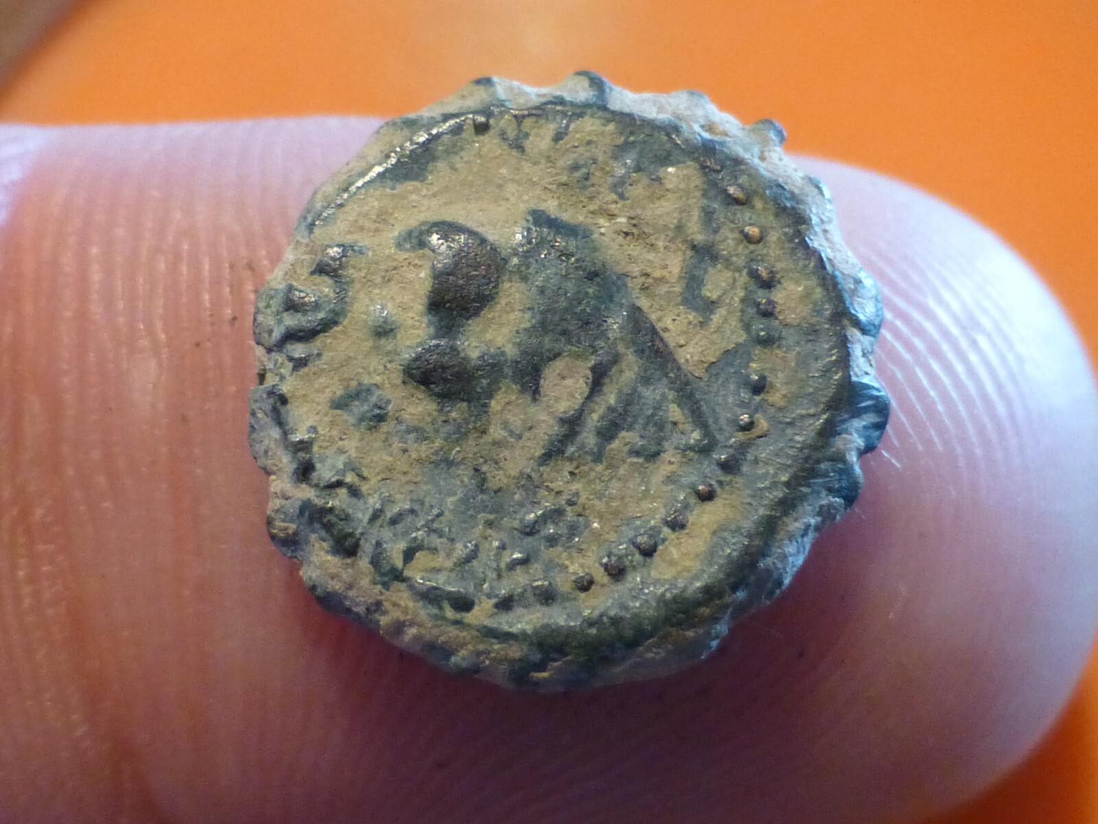 GRECQUE ANTIQUE BRONZE ASSEZ EPAIS ! UNITE A REPERTORIER ! POIDS 2,88gr ! eBay