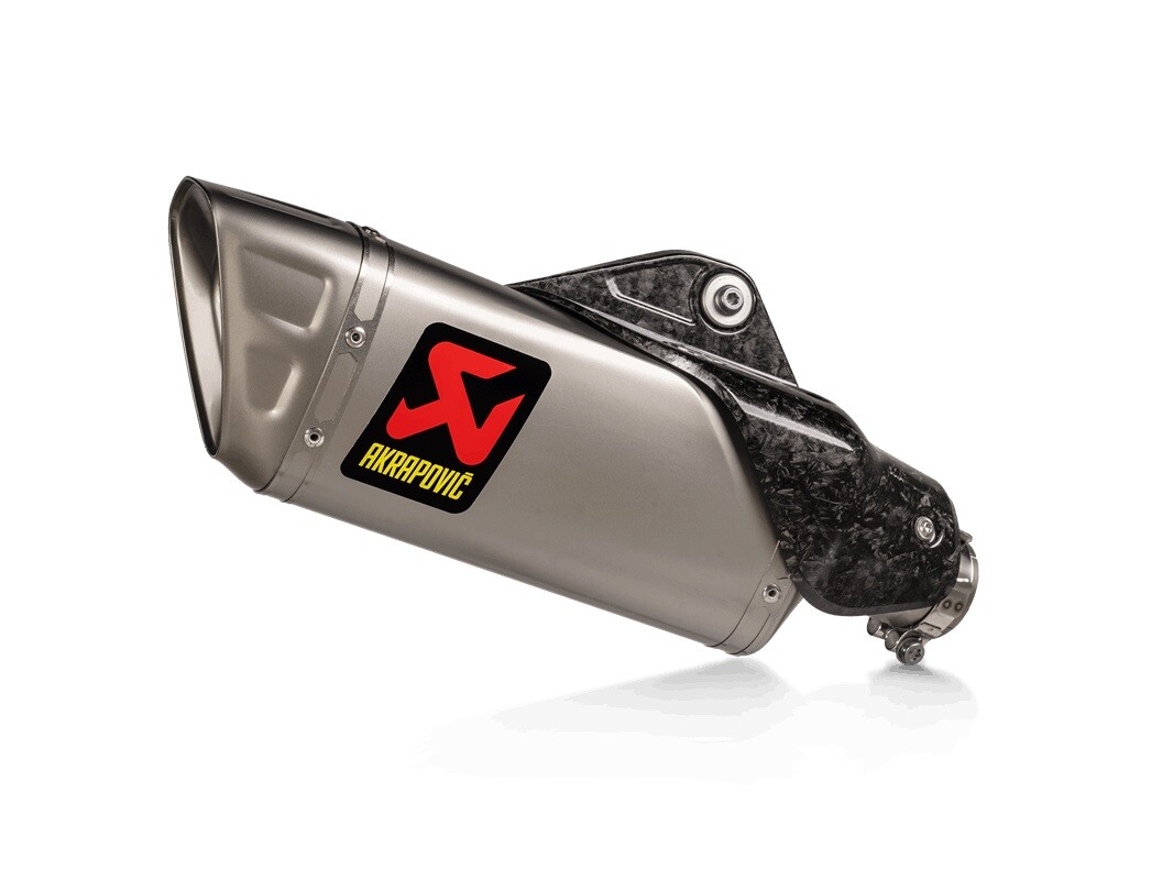 最終価格Akrapovic yzf r1 mt10 サイレンサー Yamaha MT-10 (1000cc) 2022-2024 Akrapovic Titanium Silencer