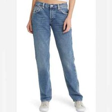 We the Free by Free People Crvy Siren Low Rise Straight Jean Size 31