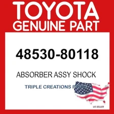 Toyota Genuine 4853080118 Absorber Assy Shock Rear RH 48530-80118 OEM